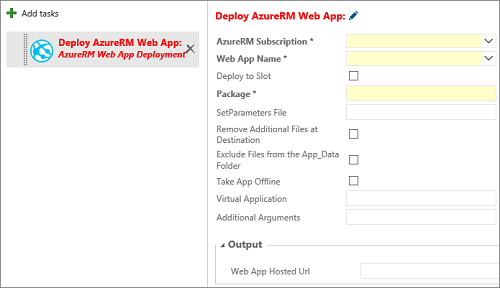 Distribuzione di app Web con ARM