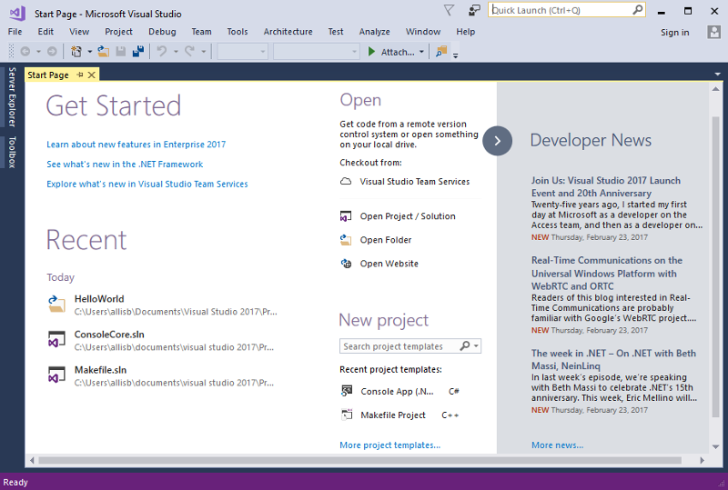 Visual Studio Enterprise Скачать