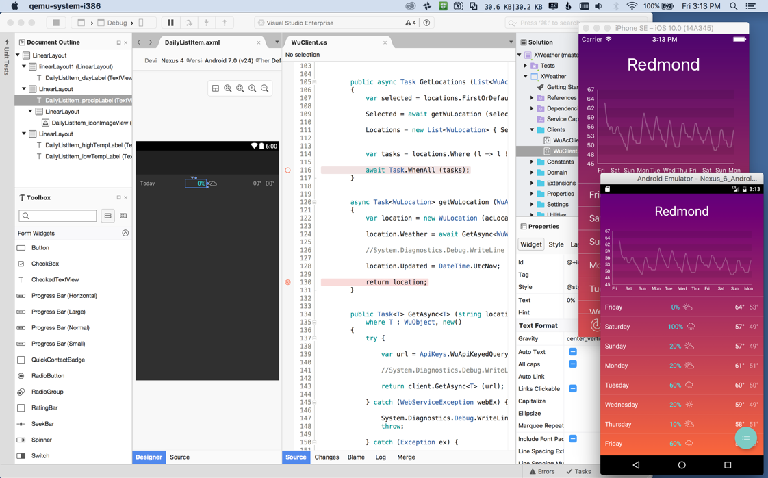 Now with Xamarin